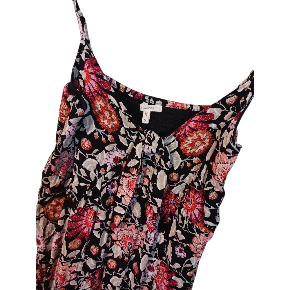 Maurices Floral Print Womens Small Spaghetti Strap Short Sundress‎ NWT